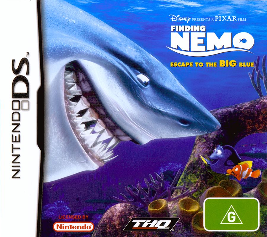 Finding Nemo: Escape To The Big Blue box art for Nintendo 3DS